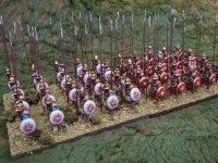 28mmpyrrhic macedonians  Hail Caesar  (1 of 26)  Aventine 28mm metal Pyrrhic Phalangites